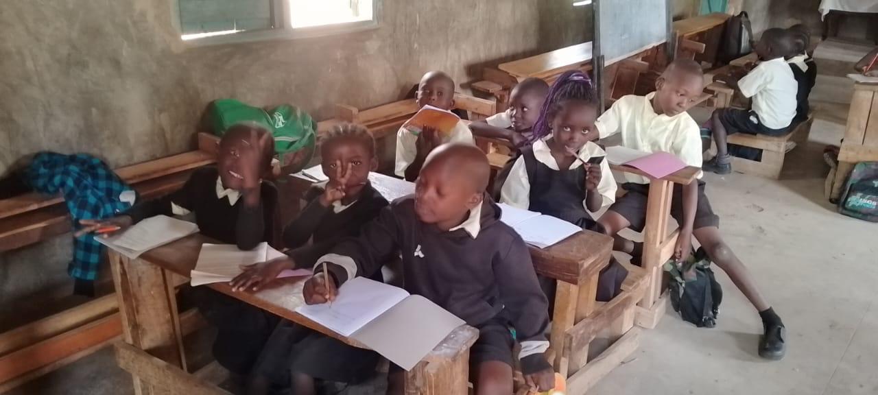 Children learning in the classroom